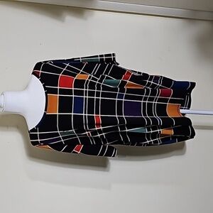 LuLaRoe Irma Shirt/dress  multicolored Geometric print Size M